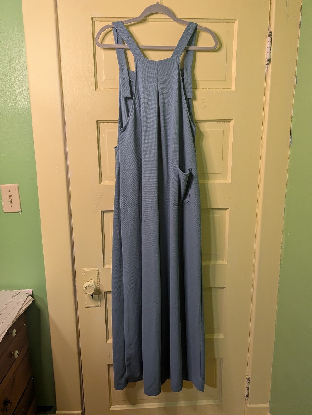 Halara Blue Wide Leg Overall Jumpsuit Size M - Picture 8 of 11